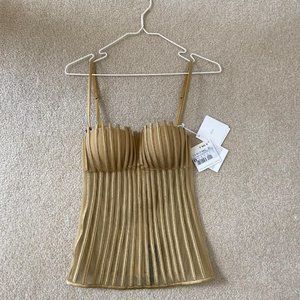 La Perla Graphique Couture Gold Basque / Corset